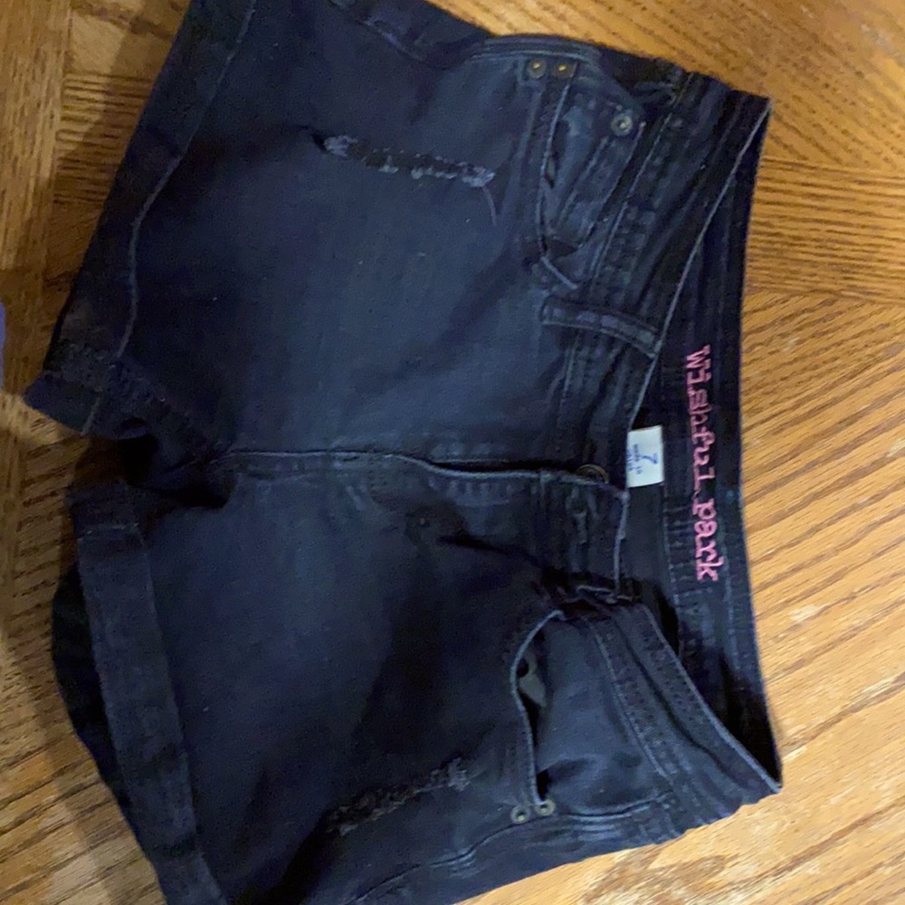 Black shorts